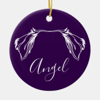 Angel Ornament (Paw Prints)