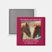 Angel Paarden - magneet (Voorkant / Achterkant)