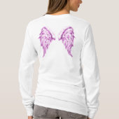 Angel Paarse Wings Shirt (Achterkant)