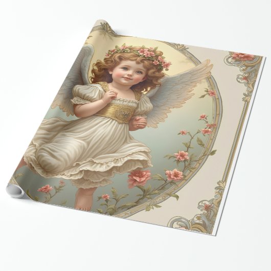 Angel Paper Cadeaupapier (Uitgerold)