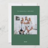 Angel Paperclip-Kantoor Feestdagenkaart (Achterkant)