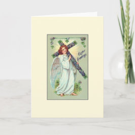 Angel Pasen Wenskaart Feestdagen Kaart