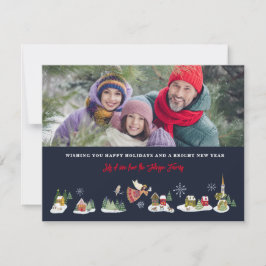 Angel Peace on Earth Foto Kerstmis 1 Foto Feestdagenkaart