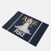 Angel, PEACE personaliseert Vloermat Deurmat (Schuin)