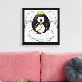 ANGEL PENGUIN CANVAS AFDRUK (Insitu (Woonkamer))