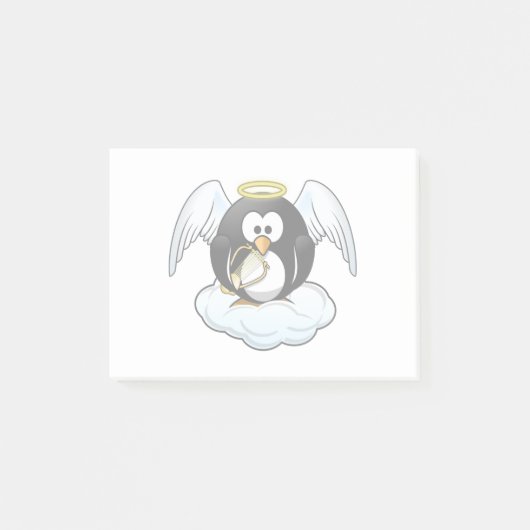 Angel Penguin op een wolk Post-it® Notes (Voorkant)