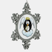ANGEL PENGUIN TIN SNEEUWVLOK ORNAMENT (Links)