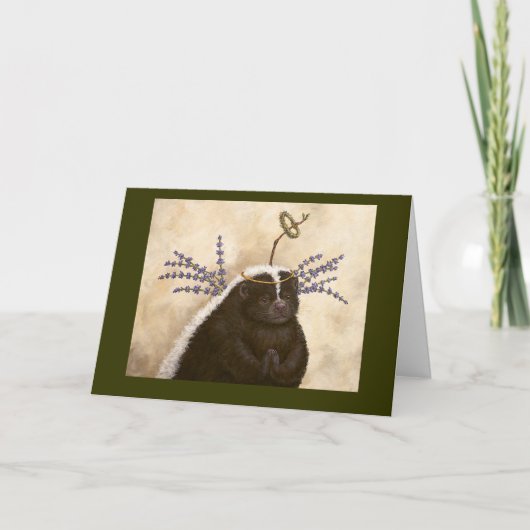 Angel Pepe-vakantiekaart Feestdagen Kaart (Voorkant)