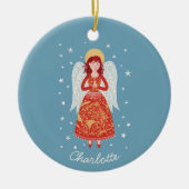 Angel Personalized Keramisch Ornament (Voorkant)