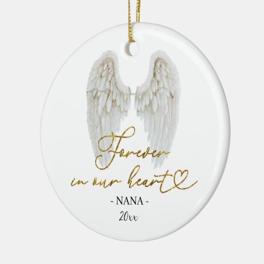 Angel Personalized Memorial Ornament (Links)