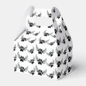 Angel Pet Paw Prints Aangepast Bedankdoosjes (Achterkant)