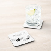 Angel Pet Paws Bier Onderzetter (Rechterzijde)