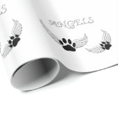 Angel Pet Paws Cadeaupapier (Rol Hoek)