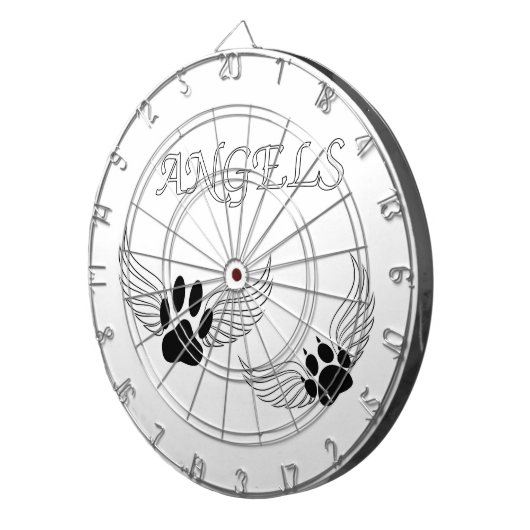 Angel Pet Paws Dartbord (Voorkant Rechts)