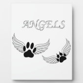 Angel Pet Paws Fotoplaat (Voorkant)