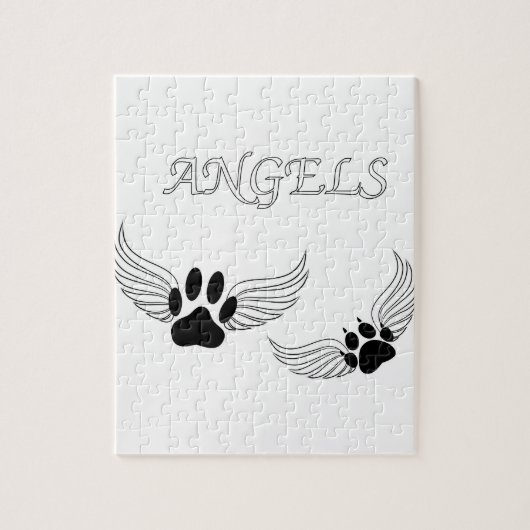 Angel Pet Paws Legpuzzel (Verticaal)