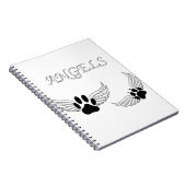 Angel Pet Paws Notitieboek (Rechterzijde)