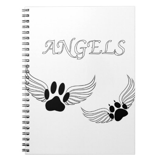 Angel Pet Paws Notitieboek (Voorkant)