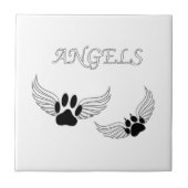 Angel Pet Paws Tegeltje (Voorkant)