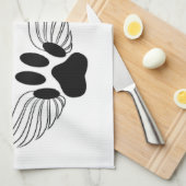 Angel Pet Paws Theedoek (Quarter Fold)