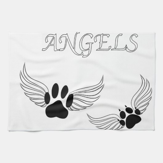 Angel Pet Paws Theedoek (Horizontaal)