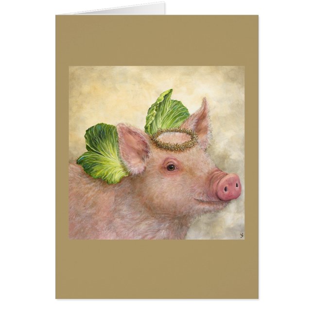 Angel Petunia Kaart (Voorkant)