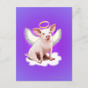 Angel Pig Briefkaart