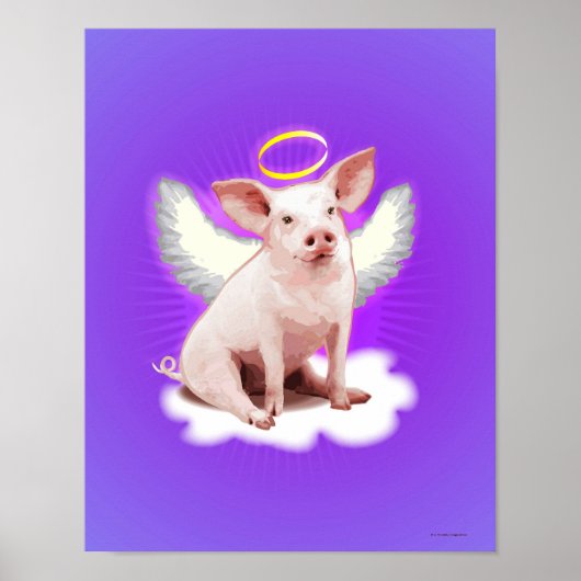 Angel Pig Poster (Voorkant)