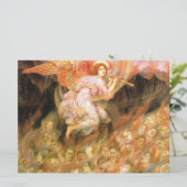 Angel Pipetteren naar de zielen in de hel Kaart (Staand voorkant)