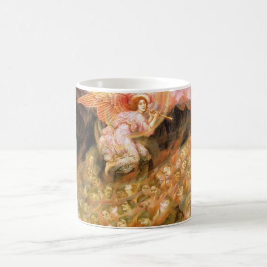 Angel Pipetteren naar de zielen in de hel Koffiemok (Center)