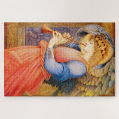 Angel playing a flageolet beroemd gemaakt door Edw Legpuzzel (Horizontaal)