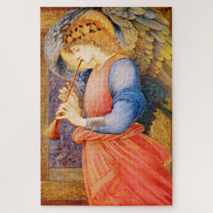 Angel playing a flageolet beroemd gemaakt door Edw Legpuzzel