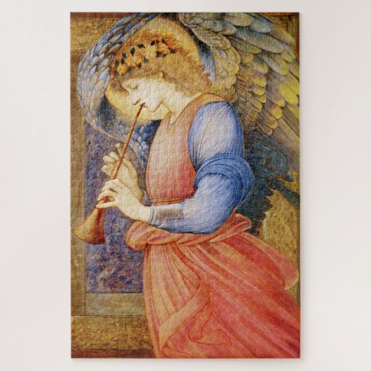 Angel playing a flageolet beroemd gemaakt door Edw Legpuzzel (Verticaal)