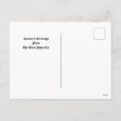 Angel Playing a Flageolet by Edward Burne-Jones Feestdagenkaart (Achterkant)