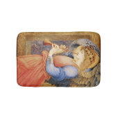 Angel Playing a Flageolet (door Edward Burne-Jones Badmat (Voorkant)