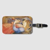 Angel Playing a Flageolet (door Edward Burne-Jones Bagagelabel (Voorkant (horizontaal))