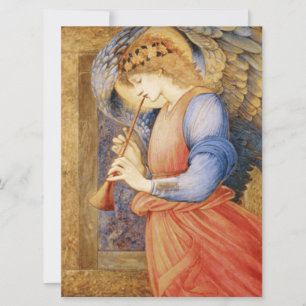 Angel Playing a Flageolet (door Edward Burne-Jones Kaart