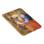 Angel Playing a Flageolet (door Edward Burne-Jones Magneet (Rechterzijde)