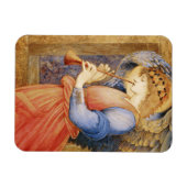 Angel Playing a Flageolet (door Edward Burne-Jones Magneet (Horizontaal)
