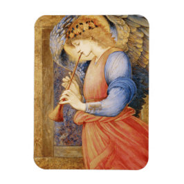 Angel Playing a Flageolet (door Edward Burne-Jones Magneet