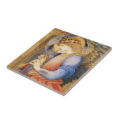 Angel Playing a Flageolet (door Edward Burne-Jones Tegeltje (Zijkant)