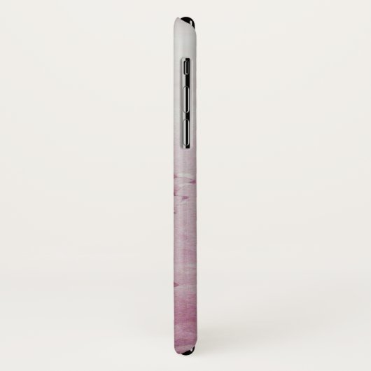 ANGEL PLAYING LYRA OVER DE CLOUDS roze monogram Case-Mate iPhone Case (Achterkant/links)