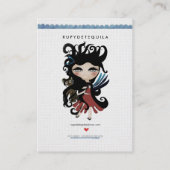 Angel-pop-sprookjesvrouw Visitekaartjes (Achterkant)