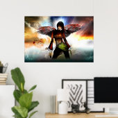 Angel Poster (Thuiskantoor)