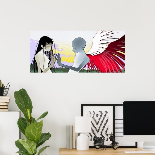 angel poster (Thuiskantoor)