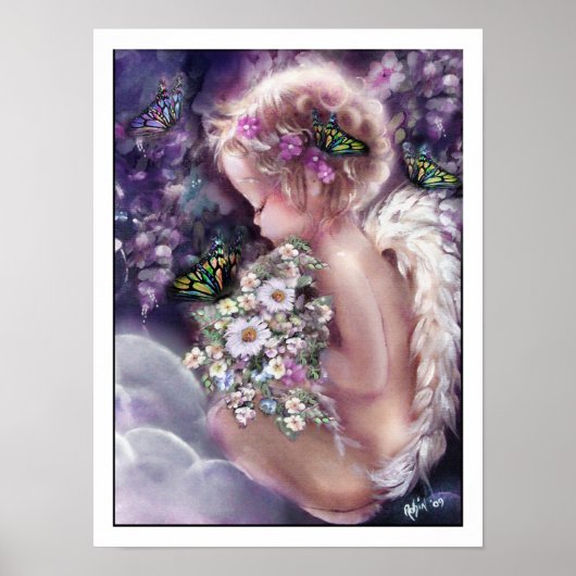 Angel Poster. Heaven's Garden Poster (Voorkant)
