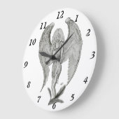 Angel, Potcil Art, zwart-wit design Grote Klok (Hoek)
