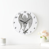 Angel, Potcil Art, zwart-wit design Grote Klok (Huis)