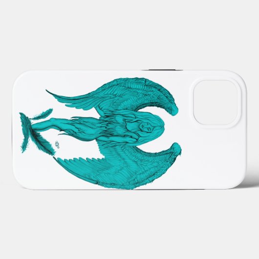 Angel , Potlood Drawing Case-Mate iPhone Case (Achterkant (horizontaal))