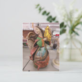 Angel Pplay Harp Briefkaart (Staand voorkant)
